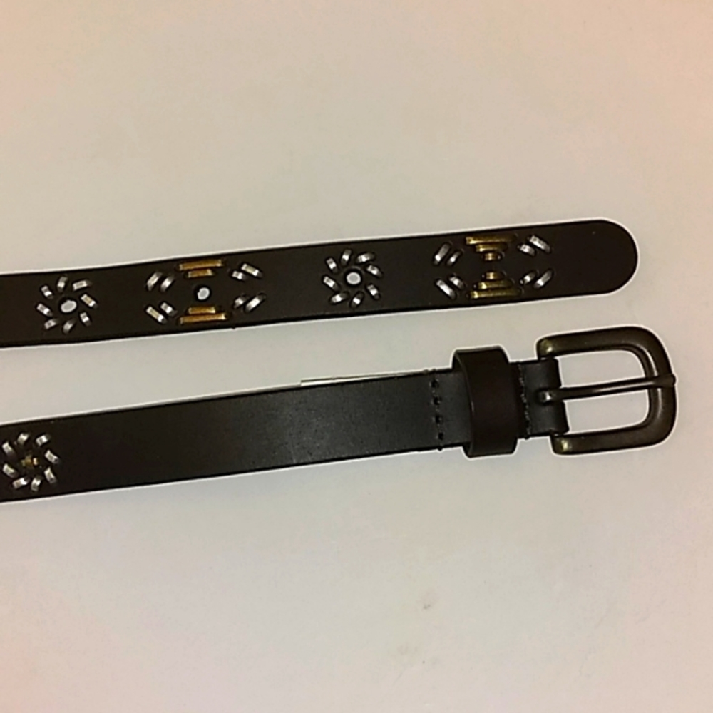 Thin designer belt.
